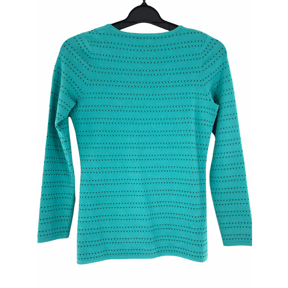 J' ENVIE PULL OVER CREW TEXTURED SWEATER SZ S - Picture 4 of 4